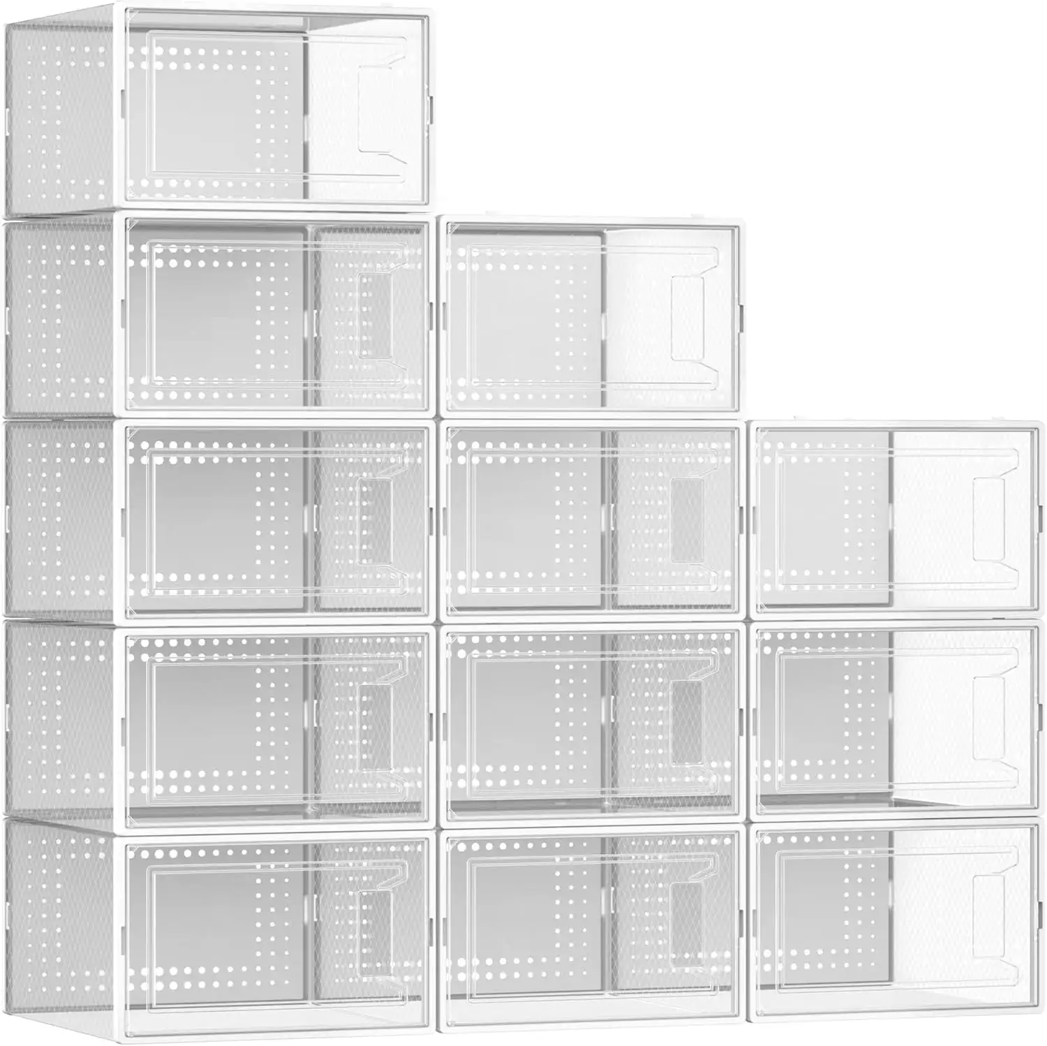 Plastic Stackable Shoe Storage Box