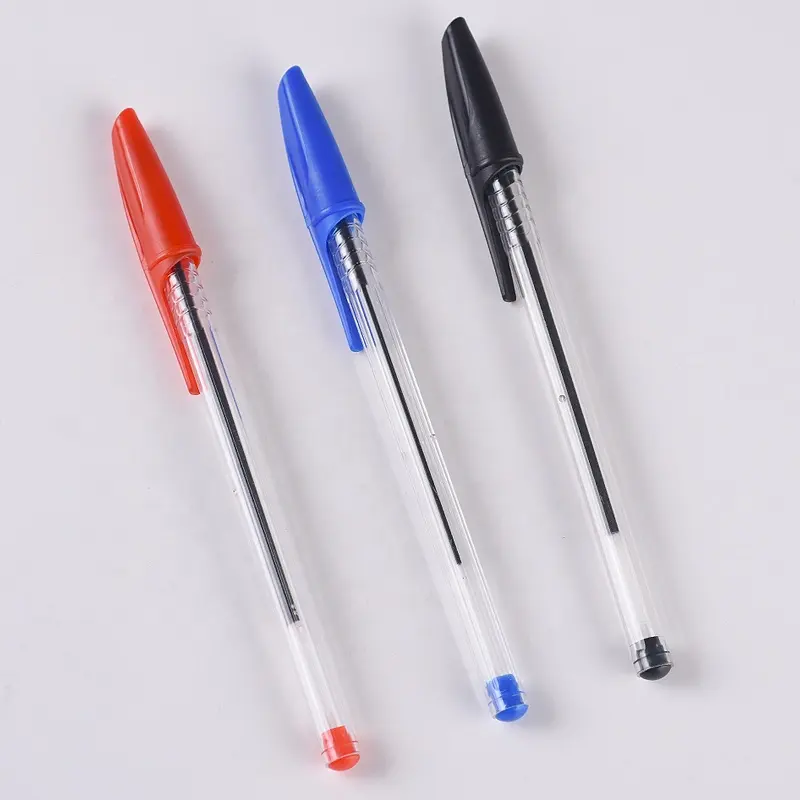 Classic Transparent Barrel Bullet Ball Point Pen